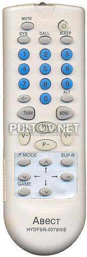 HYDFSR-0076WS, JINLIPU HYDFSR-0076WS, AVEST HYDFSR-0076WS, Hisense  HYDFSR-0076WS пульт для телевизора AVEST 64ТЦ03 и других