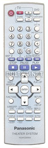 N2QAYZ000003, N2QAYZ000002 пульт для домашнего кинотеатра Panasonic SC-HT895EE и других