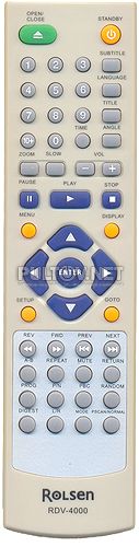 RDV-4000 [DVD]оригинальный пульт ДУ (ПДУ)