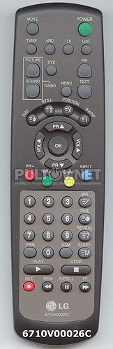 6710V00026C пульт для телевизора LG 