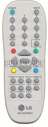 MKJ30036802 пульт для телевизора LG 29FS4ALX-ZG и др.
