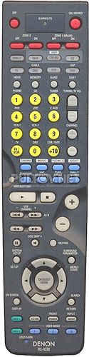 RC-1030 пульт для AV-ресивера Denon AVR-2807