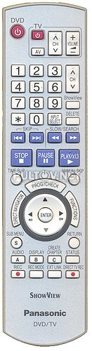 EUR7659Y40 пульт для DVD-рекордера Panasonic DMR-ES15EE и др.