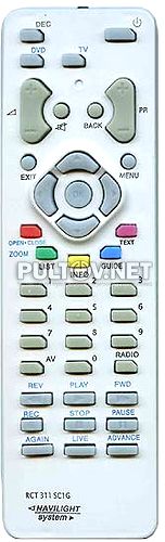 RCT311SC1G [TV, DVD, DEC] неоригинальный пульт ДУ (ПДУ)