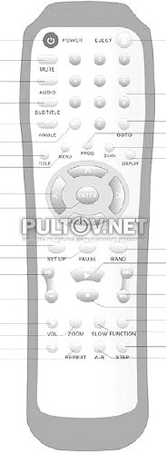 RC49D пульт для домашнего кинотеатра Hyundai H-HT5111 и др.