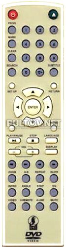 HD-1070 пульт для DVD-плеера Sven 
