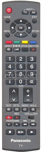 EUR7651110 пульт для телевизора PANASONIC