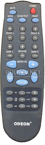 AV-400, AV-500, AV-600 пульт для акустики ODEON