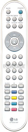 6710V00126P, AKB30377805  оригинальный пульт для телевизора и монитора
