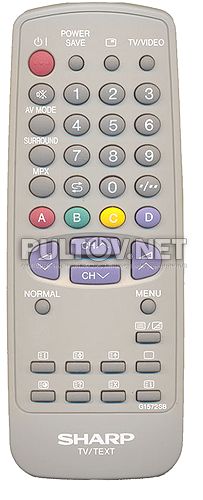 G1572SA пульт для телевизора Sharp