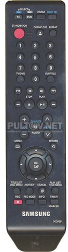 00055B пульт для DVD-рекордера Samsung 