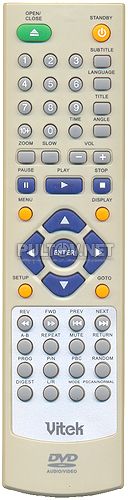VT-4076SR пульт для DVD-плеера Vitek