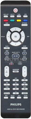2422 5490 1504 оригинальный пульт для DVD/HDD-рекордеров DVDR3570H и 3590 (он же 2422 5490 1652)