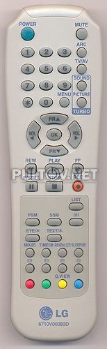 6710V00083D пульт для телевизора LG