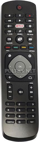 398GR08BEPH03T, 996595005425, YKF348-005 неоригинальный пульт для телевизора Philips 32PFH5500 и др.