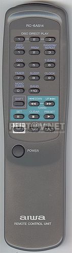RC-6AS14 пульт для музыкального центра AIWA NSX-S202 и других