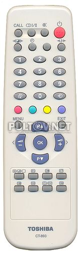 CT-893, CT-90279 , CT-889 оригинальный пульт для телевизора TOSHIBA
