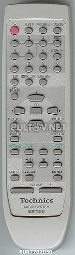 EUR7702050 пульт для музыкального центра Technics