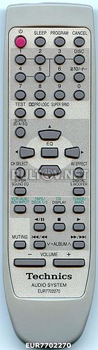 EUR7702270 пульт для музыкального центра TECHNICS SC-EH790