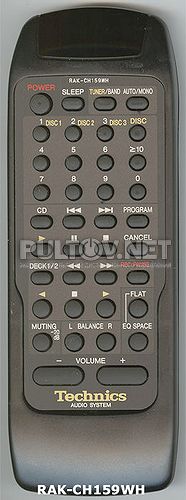 RAK-CH159WH оригинальный пульт для музыкального центра TECHNICS SC-CH610