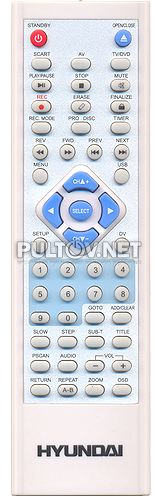 JX-5011B пульт для DVD-рекордера H-DVD5022