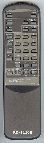RD-1110E пульт для телевизора Nec