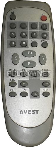 STV-2103 (вариант 2) , AVEST 54ТЦ-03 (именно шасси 48E2) пульт для телевизора SITRONICS и AVEST