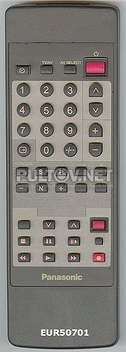 EUR50701 [TV/VCR]неоригинальный пульт ДУ (ПДУ)