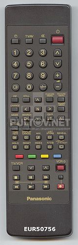 EUR50756 пульт для телевизоров Panasonic TC-25V30H и других