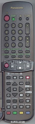 EUR511020 пульт для телевизора Panasonic