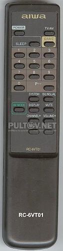 RC-6VT01 [TV] оригинальный пульт ДУ (ПДУ)