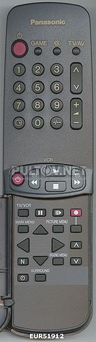 EUR51912 пульт для телевизоров Panasonic TC-21G10R и других