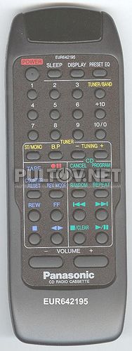 EUR642195 пульт для музыкального центра PANASONIC