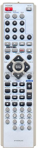 6710CDAL03C пульт для музыкального центра LG LM-K3540Q и др.