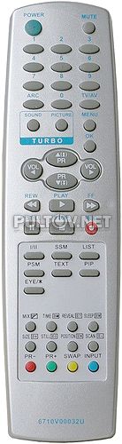 6710V00032U неоригинальный пульт для телевизора LG RT-32FZ10PX
