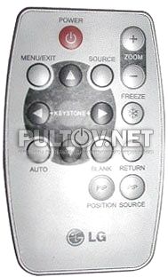 6710V00106B пульт для проектора LG RD-JT51