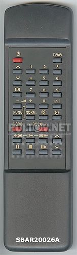 SBAR20026A пульт для телевизора PANASONIC TC-21L3R