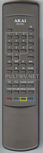 RC-V7A [TV/VCR] копия пульта ДУ (ПДУ) в оригинальном корпусе