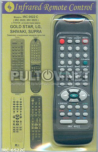 заменяющий IRC-0522C [LG TV/VCR]