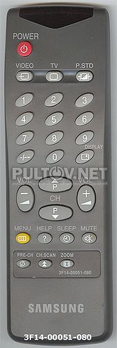 3F14-00051-080 пульт для телевизора SAMSUNG CK-5073ZR и других