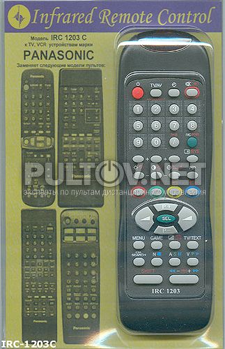 заменяющий IRC-1203C [PANASONIC TV]