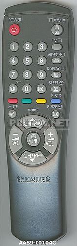 00104C [TV] оригинальный пульт ДУ (ПДУ)