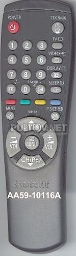 10116A , 10116B, AA59-10116A пульт для телевизора SAMSUNG CK-2139XR и других
