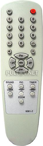 9381-2  (= POLAR 9341), 9381-73 пульт для телевизора POLAR и GENERAL
