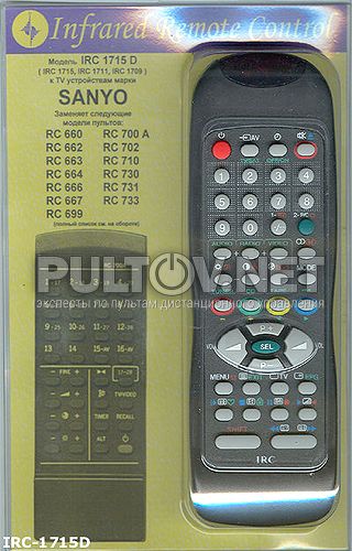 заменяющий IRC-1715D [SANYO TV]