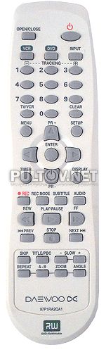 97P1RA2QA1 пульт для DVD/VHS-рекордера DAEWOO DRV-6705