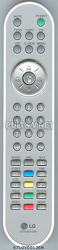 6710V00126N , LG AKB30377803 оригинальный пульт для телевизора LG RZ-20LA70