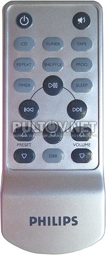 9940 000 04334 (LM0604) пульт для музыкального центра Philips MC145/37 и др.