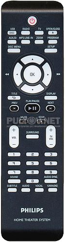 9965 100 02652 пульт для домашнего кинотеатра Philips HTS 3548/51