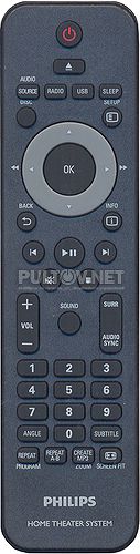 996510021067, CRP628/01, SCB593 пульт для домашнего кинотеатра PHILIPS HTS5540 и других